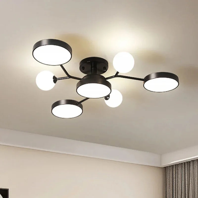 Creative LED chandelier for modern interior lighting - vue 4 sur 18