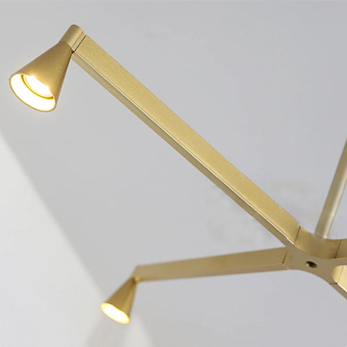 Postmodern luxury sputnik chandelier for living and dining room - vue 7 sur 12