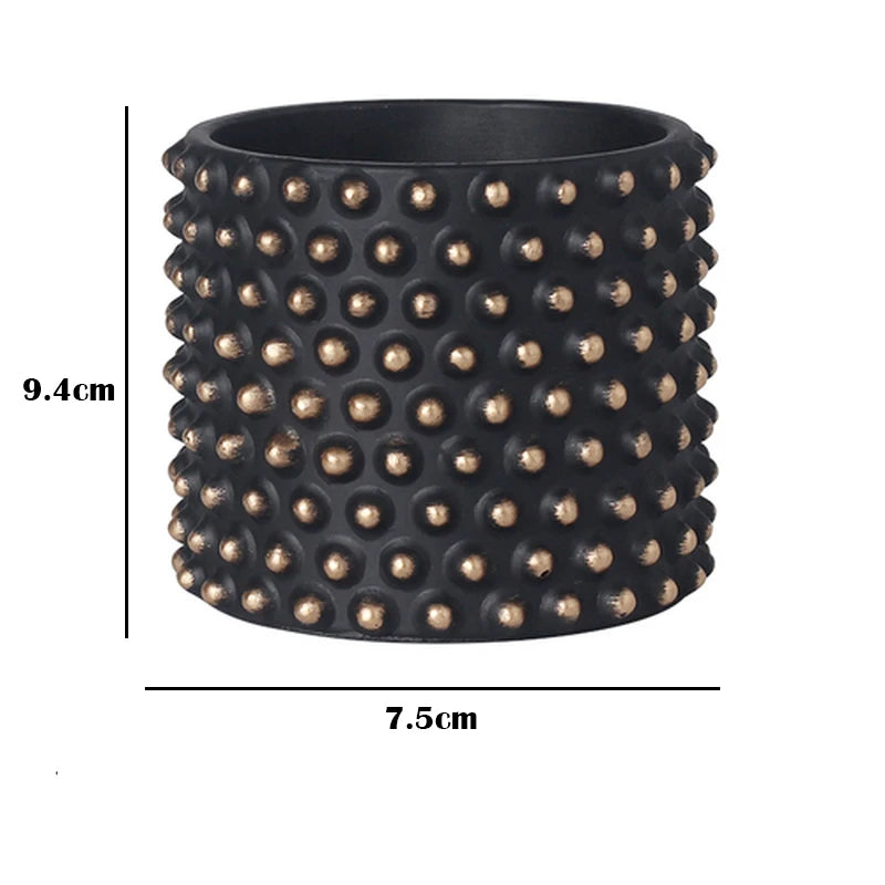 Nordic style retro cement flower pot for home decoration - vue 29 sur 33