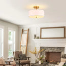 Vintage fabric ceiling light for a warm and welcoming atmosphere