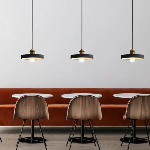 Industrial style LED pendant light - vue 6 sur 22
