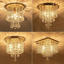 Modern bohemian style wooden LED surface mounted ceiling light