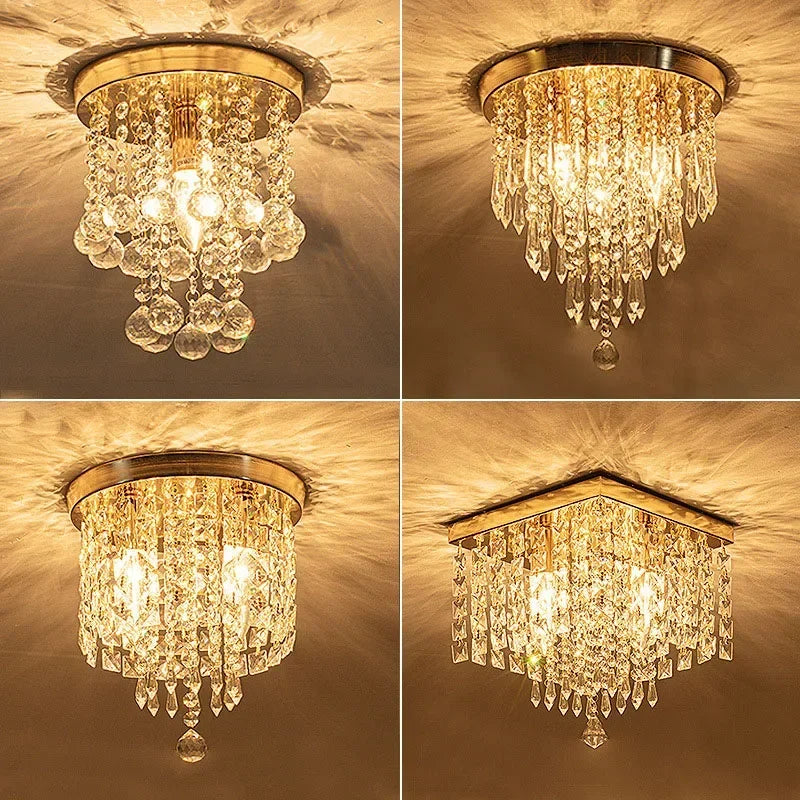 Modern bohemian style wooden LED surface mounted ceiling light - vue 5 sur 20