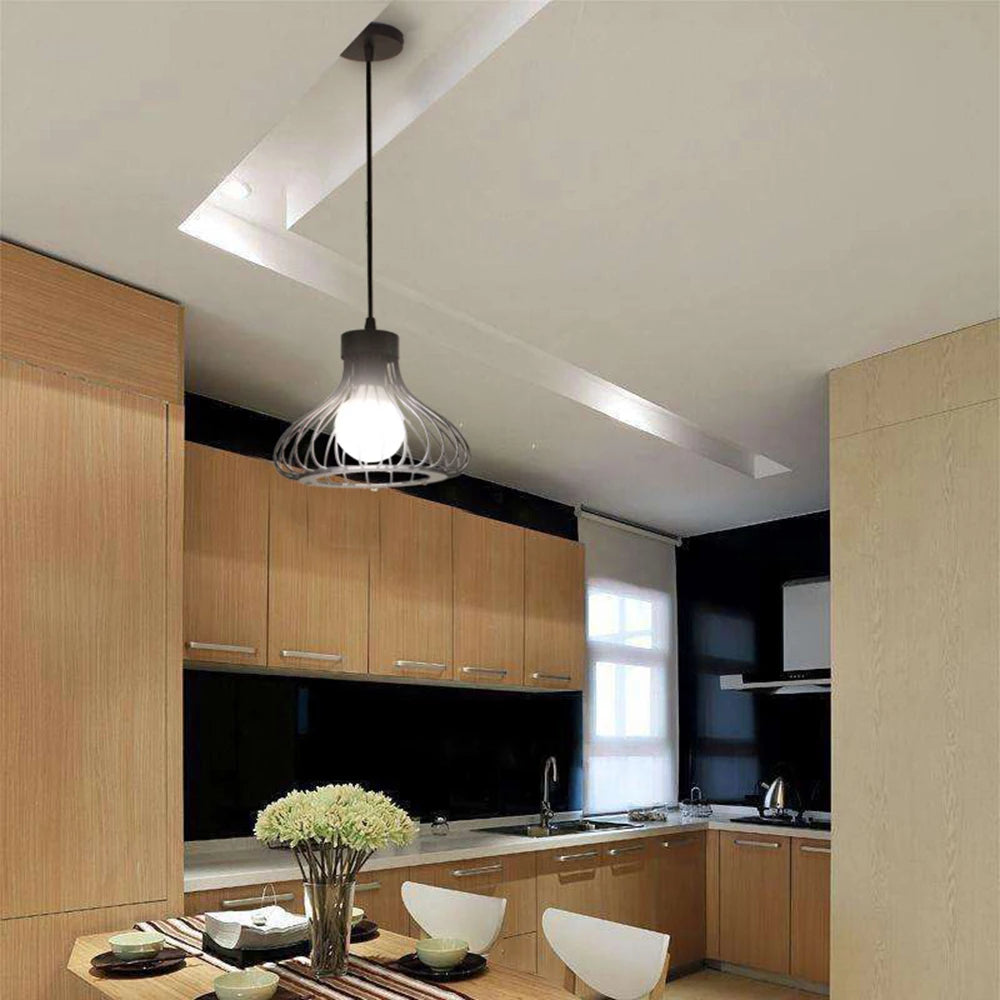 Vintage industrial metal pendant light with creative design for interiors
