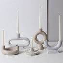 Nordic concrete candle holder for modern interior decor