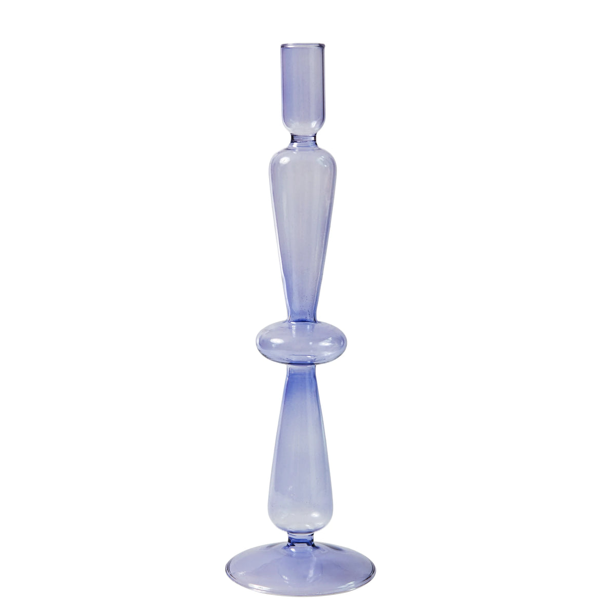 Glass taper candle holders for wedding table decoration - vue 17 sur 32