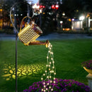 Metal solar lantern for outdoor garden decoration