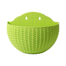 European Wall Mounted Hydroponic Plant Pot, Semi-Circular, Hanging Flower Basket, Balcony, Lazy Wall Mounted, No Drilling, Decor