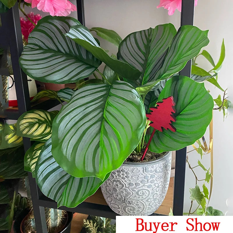 Artificial monstera plant for wall and garden decor - vue 7 sur 9