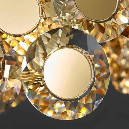 Luxury sunflower glass chandelier creative design for modern spaces - vue 4 sur 14
