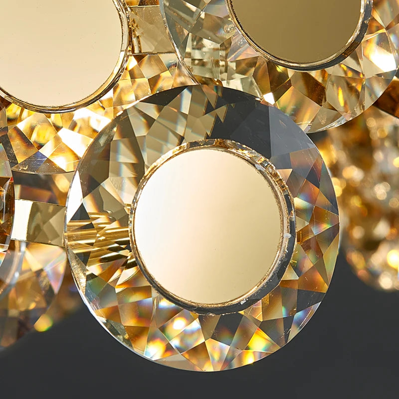 Luxury sunflower glass chandelier creative design for modern spaces - vue 4 sur 14