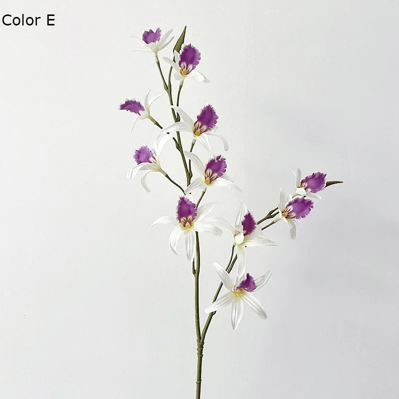 Luxury artificial orchids for Christmas, weddings and autumn decorations - vue 6 sur 7