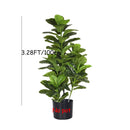 Artificial tropical ficus tree for home, garden and shop décor