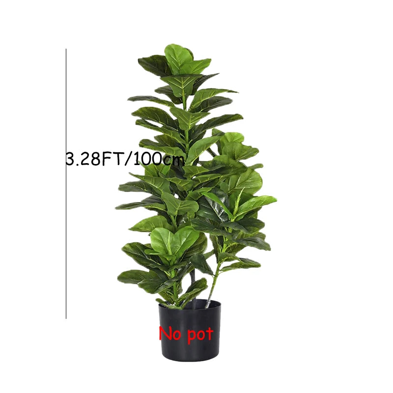 Artificial tropical ficus tree for home, garden and shop décor