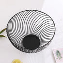 Stackable metal fruit basket for storage and serving