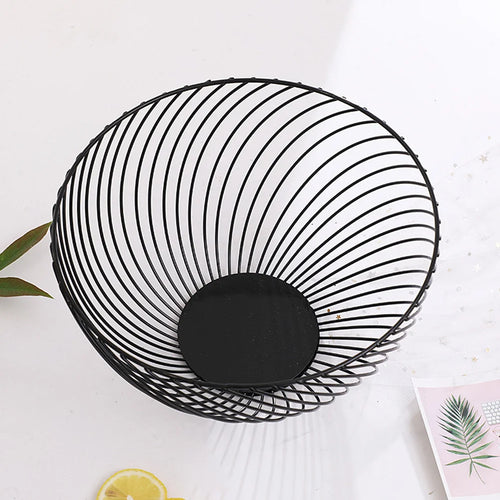 Stackable metal fruit basket for storage and serving - vue 7 sur 7