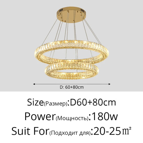 Modern crystal chandelier for elegant interiors - vue 11 sur 12