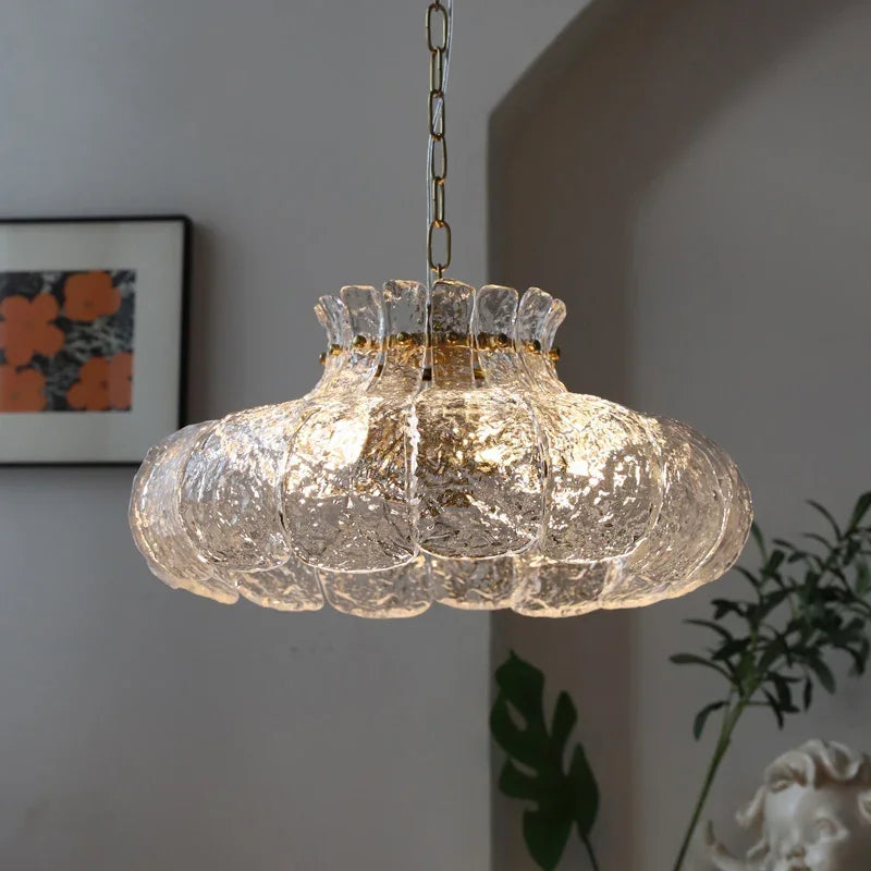 Retro glass chandelier American style for interior decoration - vue 7 sur 7