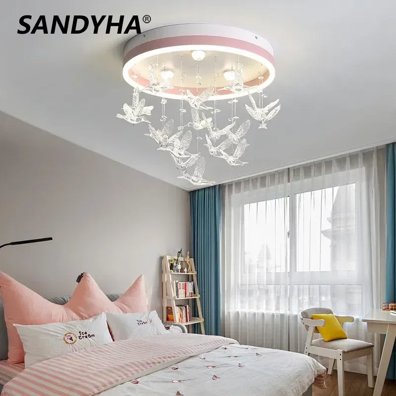 Sandyha modern decorative LED chandelier for children