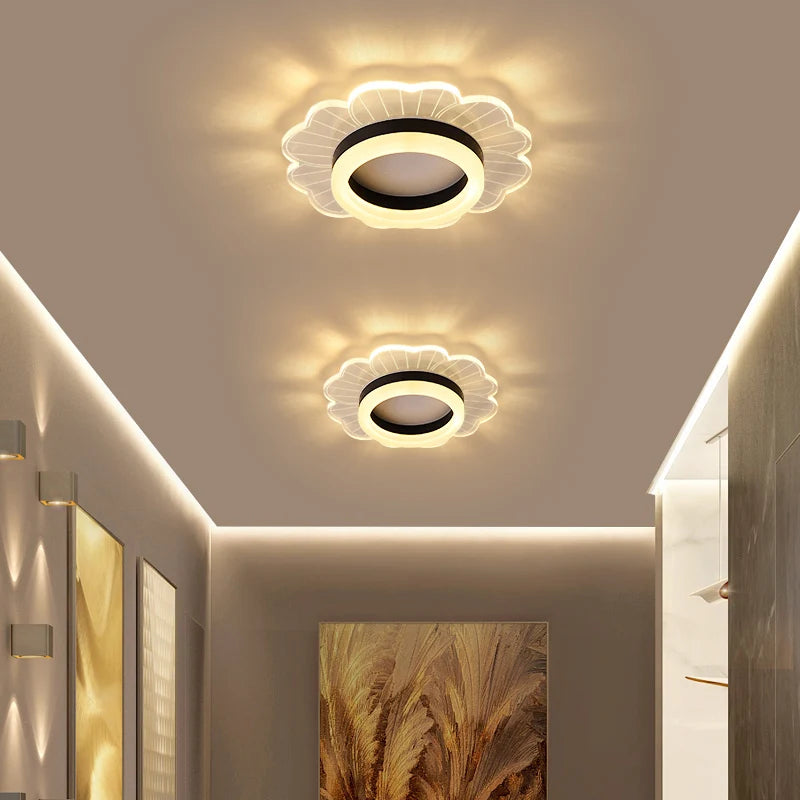 Simple modern nordic style entrance lamp