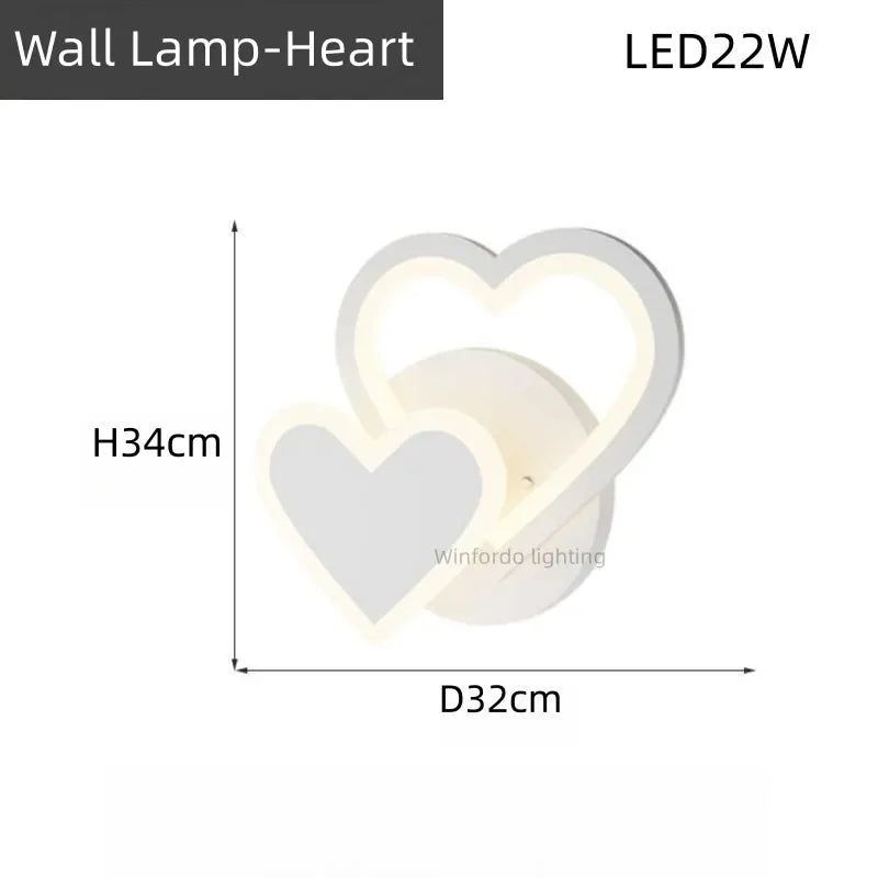 Modern creative LED chandelier for children's room and living room - vue 12 sur 13