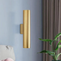 Led wall lamp for hotel and bedside, 20/30/40 cm, gold black or white