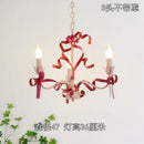 Cute children's chandelier with decorative bow pendant lighting
