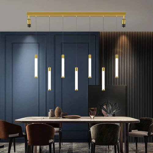 Modern energy-saving chandelier for a warm atmosphere - vue 6 sur 14