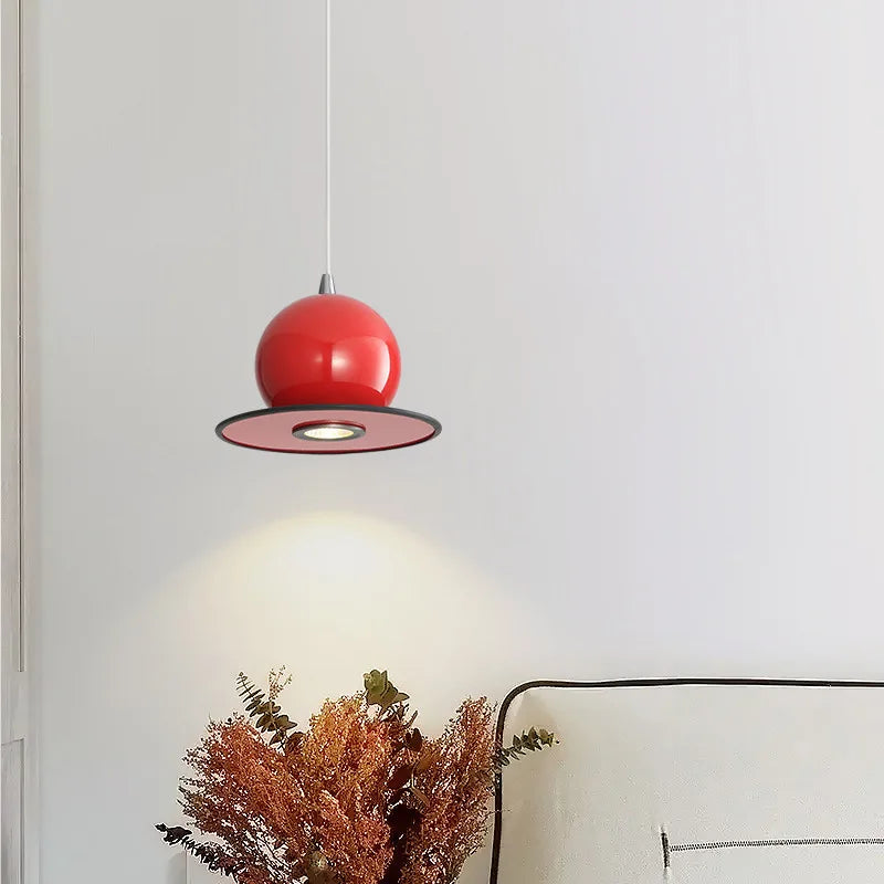 Modern style metal pendant light with adjustable cord