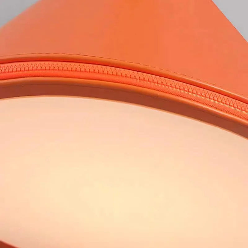 Artificial leather LED pendant light decorative fixture - vue 5 sur 15