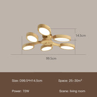 Modern LED chandelier with tree design for interior decor