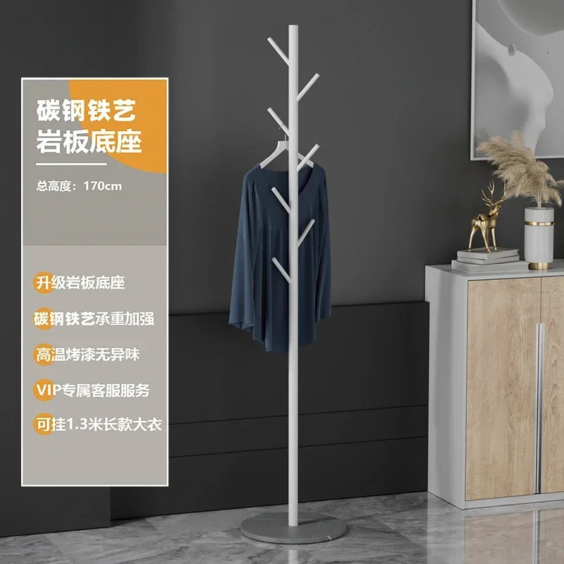 Multifunctional Floor Coat Rack, Hat Hanger, Tree Style, Freestanding Handbag Organizer, Luxury Storage Stand, 7 Hooks - vue 9 sur 28