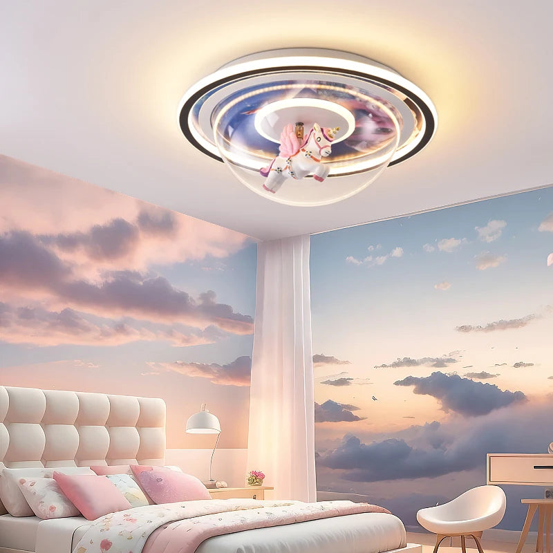 Modern decorative cartoon-shaped ceiling light for interiors - vue 4 sur 10