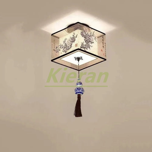 Modern lotus bird LED ceiling light for hotel decoration - vue 31 sur 30