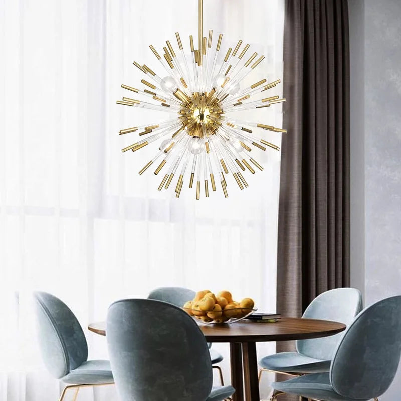 Luxury dandelion chandelier decorative lighting in stock - vue 4 sur 12