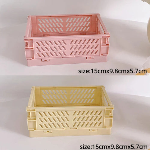 foldable storage basket for makeup jewelry toys and more - vue 26 sur 28