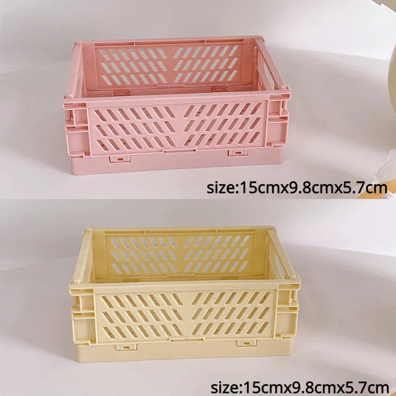 foldable storage basket for makeup jewelry toys and more - vue 25 sur 28