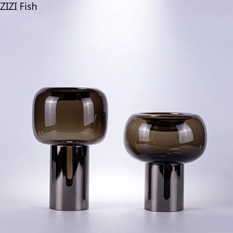glass vase for floral arrangements aesthetic interior decoration