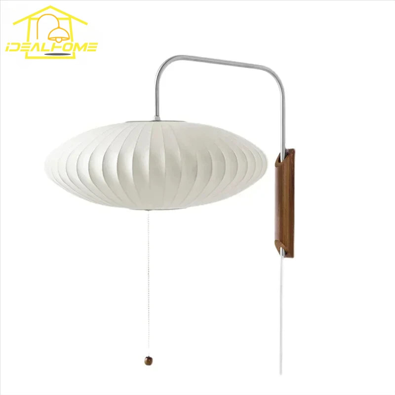 Italian design silk wall light for modern decoration