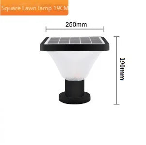 Waterproof solar aluminium garden lamp - vue 11 sur 14