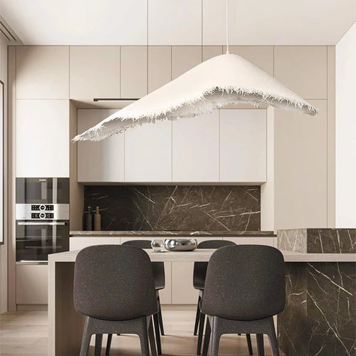 Nordic wabi sabi LED chandelier for retro interior decor - vue 2 sur 9