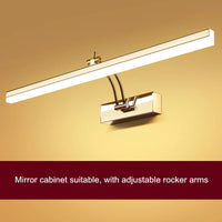 Modern minimalist stainless steel LED table lamp