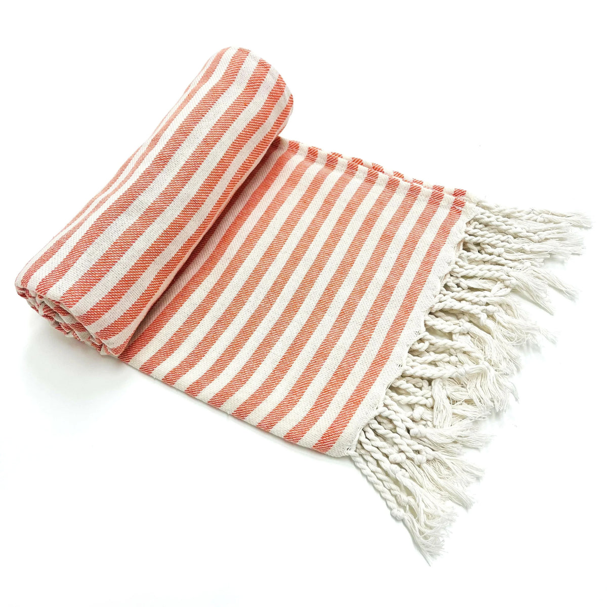 Lightweight absorbent woven cotton Turkish beach towel