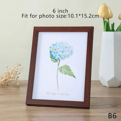 Hanging wooden photo frame for decoration and gifts - vue 15 sur 18