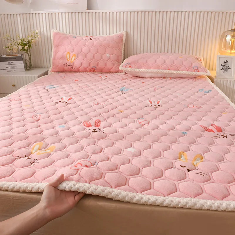soft plush student mattress topper for single or double bed - vue 14 sur 18