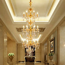 Gold-plated chandelier modern zinc alloy pendant light
