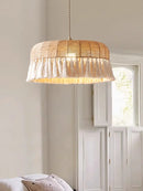 Hemp rope LED chandelier for indoor decoration
