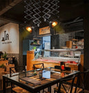 Vintage industrial style pendant light for café and restaurant