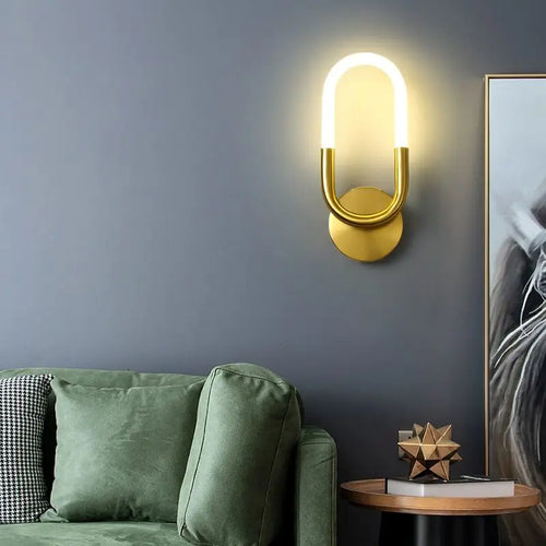 Modern minimalist LED wall light for indoor lighting - vue 4 sur 10