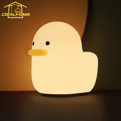 Silicone duck night light USB Christmas gift for children - vue 2 sur 6